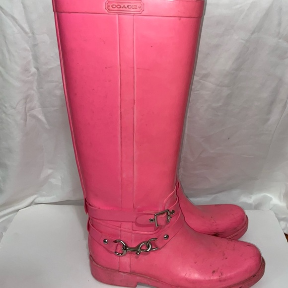 Coach rain boot